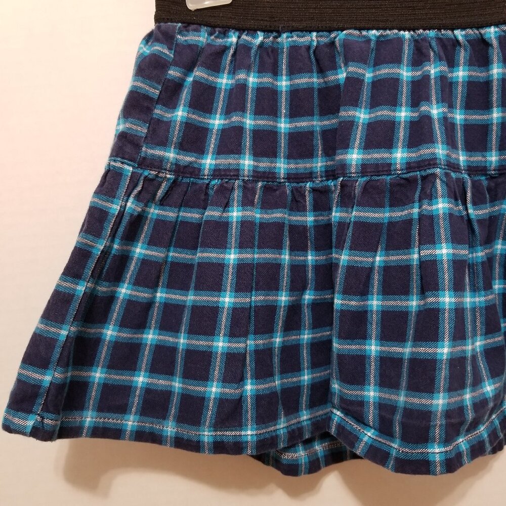 Justice skort 10 plaid metallic schoolgirl mini academia cotton checks - Picture 6 of 12